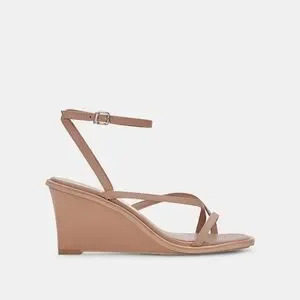 Dolce Vita Women's Gemini: Cafe Leather Ankle Strap Sandal Size 10