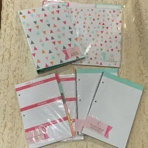 Dollar spot binder inserts plus folders Dollar spot binder inserts plus folders