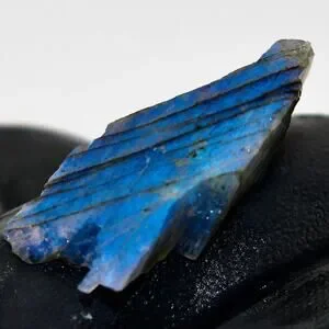 Double Flash Slab Labradorite Raw Crystal Mineral Colorful Rainbow Flashy 2.6g