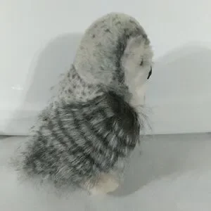 Douglas Cuddle Toy Crescent Silver Owl Plush Stuffed Animal