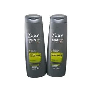 Dove Men+Care Active Fresh 3N1 Body/Face/Hair Wash 12 Oz Pack Of 2 Sport Care