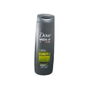 Dove Men+Care Active Fresh 3N1 Body/Face/Hair Wash 12 Oz Pack Of 2 Sport Care