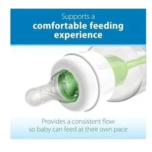 Dr. Brown'S Natural Flow Level 1 Narrow Baby Bottle Silicone Nipple Slow Flow