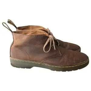 Dr. Martens Cabrillo Leather Desert Chukka Boots In Crazy Horse Brown Men’s 9