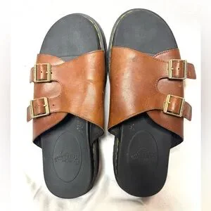 Dr Martens Mens Dax Sandals Tan Sz 13 Gorpcore Outdoor Granola Nature Hippie