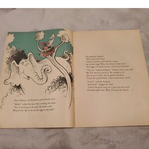 Dr. Seuss Horton Hatches The Egg Vintage 1968 Softcover
