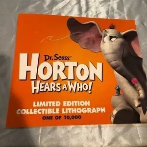 Dr. Seuss Horton Hears A Who Lithograph
