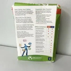 Dragon Naturally Speaking Home Version 11 With Head Set *READ DESCRIPTION *