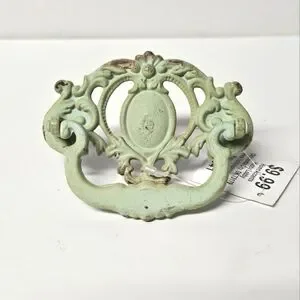 Drawer Pulls Antique-style Brass Lot Of 9 (6 New With Tags Hobby Lobby)