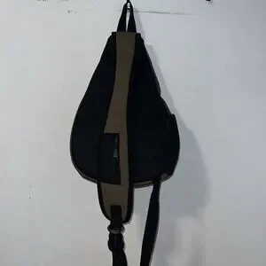 DUCHAMP LONDON Military Green And Black Rubberized Sling Bag