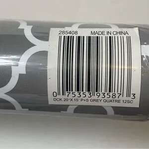 Duck Brand Easy Liner Removable Adhesive 3 Rolls Grey Quatre 20" X 15'