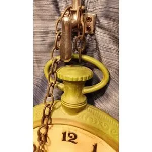 Duncen ceramics product 1974 ceramic pocket watch clock