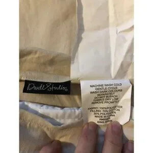 Dwell Studio King Quilted Pillow Sham Creamy White Set Of 2