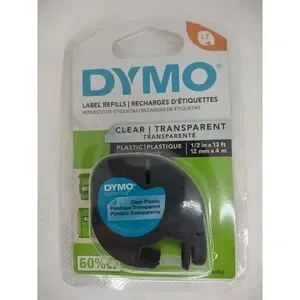 Dymo Clear Letra Tag Labels Model# 16952 New