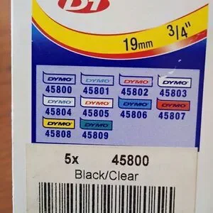 Dymo Label Cassettes 19mm 3/4"