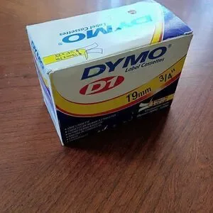 Dymo Label Cassettes 19mm 3/4" Dymo Label Cassettes 19mm 3/4"