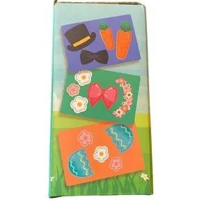 Easter Fun - Mould Your Own Bunny Modelling Putty With Card Accessories NEW