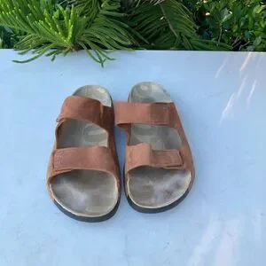 Ecco Cosmo Nubuck Slides Mens Size: 12 - 12.5