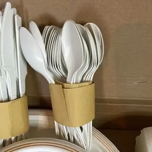Eco Nudge Disposable Dining Set serves 25 Guests Eco Friendly Biodegradable