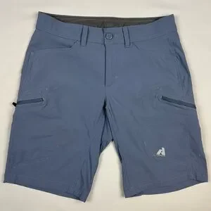 Eddie Bauer First Ascent Mens Pro Guide Hiking Shorts Sz 33 Cargo Performance C6