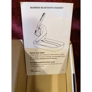 Ekvanbel Business Bluetooth Headset With Charging stand