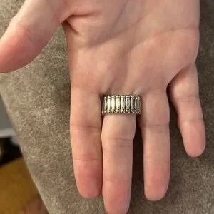 Elegant Black Stone Wearable Ring Stretch
