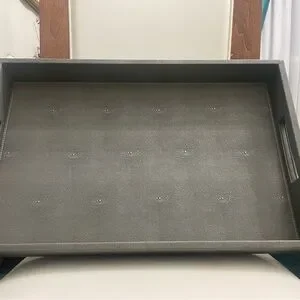 Elegant Gray Bath Tray