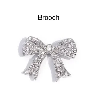 Elegant Silver Bow Brooch Elegant Silver Bow Brooch