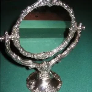 Elegant Silver Vanity Mirror Elegant Silver Vanity Mirror