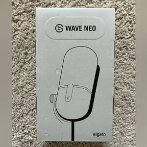 Elgato Wave Neo Microphone USB-C to USB-A Gaming Streaming 10MAI9901