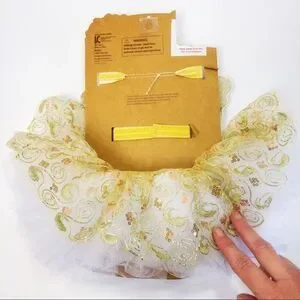 Elly & Emmy 3-Piece Angel Tutu Set Sz 0-6M