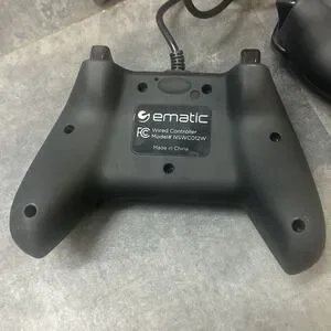 Ematic Nintendo Switch Wired Controller Pair NSWC012W Set Of 2 Black Red