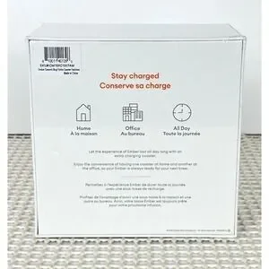 Ember Ceramic Mug Extra Charging Charger Coaster Stainless NEW SEALED