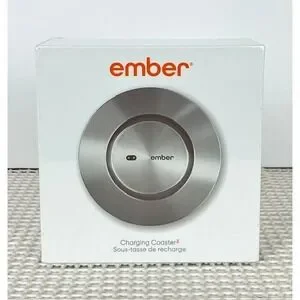 Ember Ceramic Mug Extra Charging Charger Coaster Stainless NEW SEALED