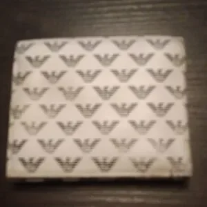 Emporio Armani Vintage Cream Patterned Unisex Wallet (EUC)