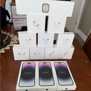 Empty Apple Product Boxes