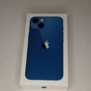 Empty Box Apple iPhone in Blue