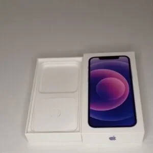 Empty Box Apple iPhone Purple Cell Phone