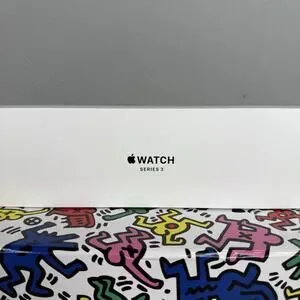 EMPTY BOX CASE ONLY Apple Watch 38mm Silver Aluminum - NO Watch No Accessories