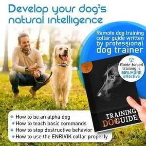 Enrivik Small Size Dog Shock Collar For Training Small Dogs 5-15lbs With Remote