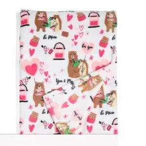 ENVOGUE Be Mine Bear Throw Blanket NEW
