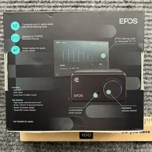 EPOS Sennheiser GSX 300 Gaming Dac - External Sound Card Black *NEW SEALED*