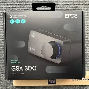 EPOS Sennheiser GSX 300 Gaming Dac - External Sound Card Black *NEW SEALED*