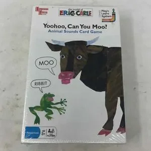 ERIC Carle Animal Sounds Card Game Yoohoo Can You Moo New Sealed in Box