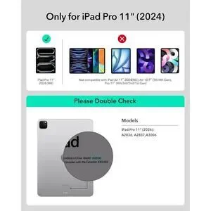 ESR IPad Pro 11 Inch Case W Keyboard (M4 2024) IPad Pro 11 (5th Gen) New Black