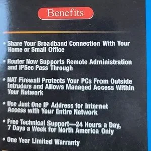 EtherFast Cable/DSL Router LINKSYS
