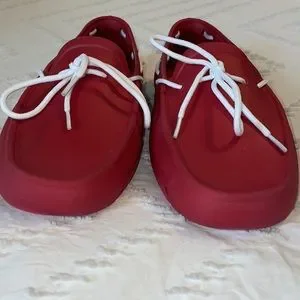 EUC Men's 10 Tucket Red Giller Boat Shoe Slip Resistant Non-Marking