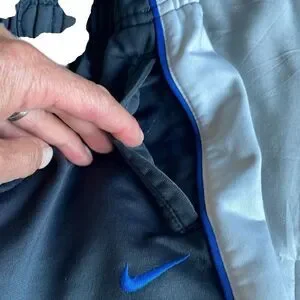 EUC Nike Youth Gray White Side Stripe Track Pants/Joggers - Size 6