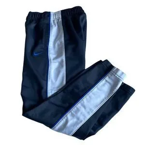 EUC Nike Youth Gray White Side Stripe Track Pants/Joggers - Size 6