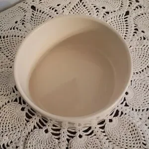 EUC Rae Dunn Pet Bowl / Pet Dish - "NAUGHTY"